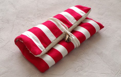 Pochette "Marigot" réversible et personnalisable