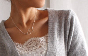 Collier "CERCLES ENLACES" argent925