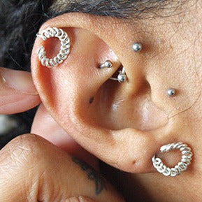 Bagues d'oreilles "WAVES"