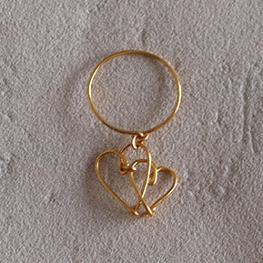 Bague "TWO Hearts"