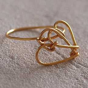 Bague "TWO Hearts"