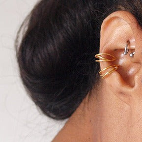 Bagues d'oreilles "CROSSING"