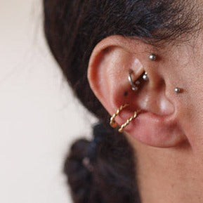 Bagues d'oreilles "TWIST"